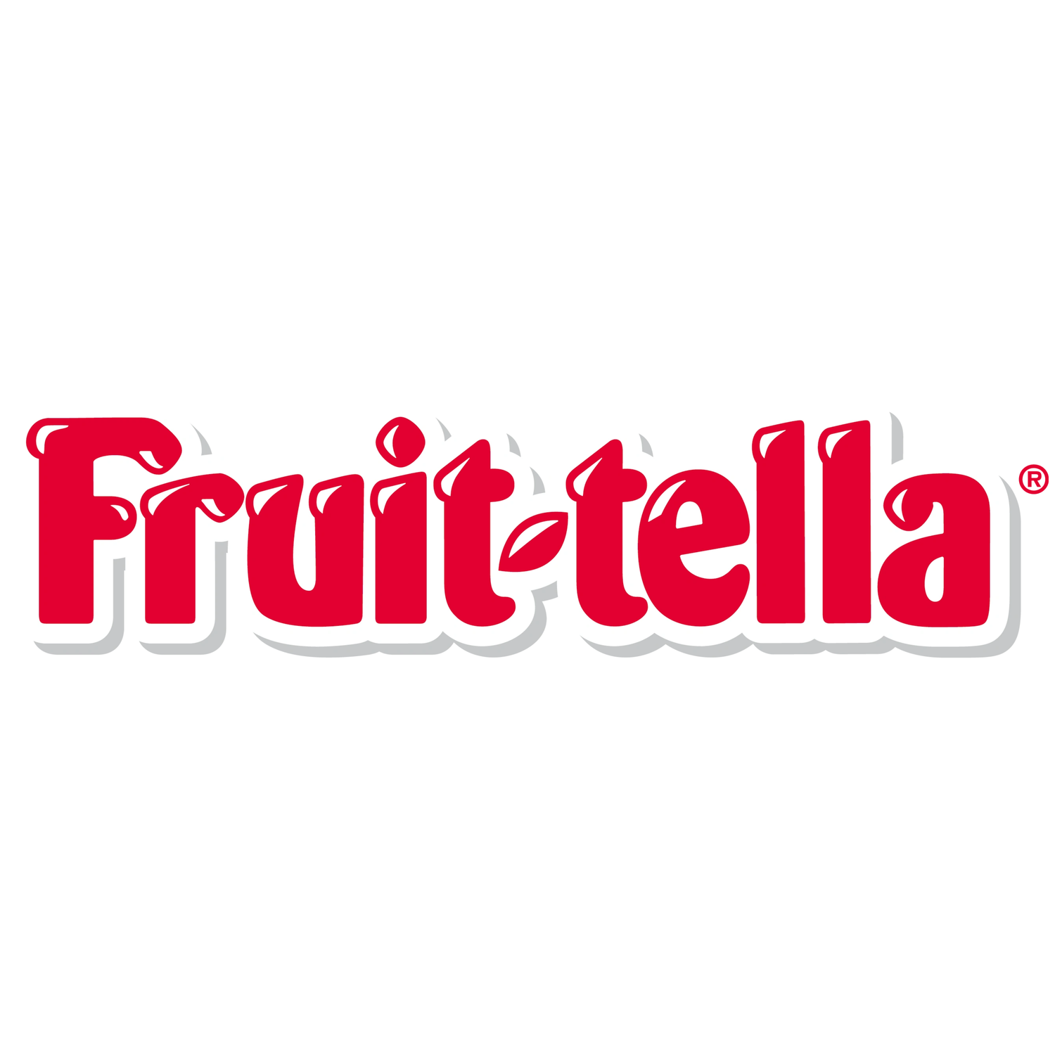Fruittella logo in bold red text on a white background.