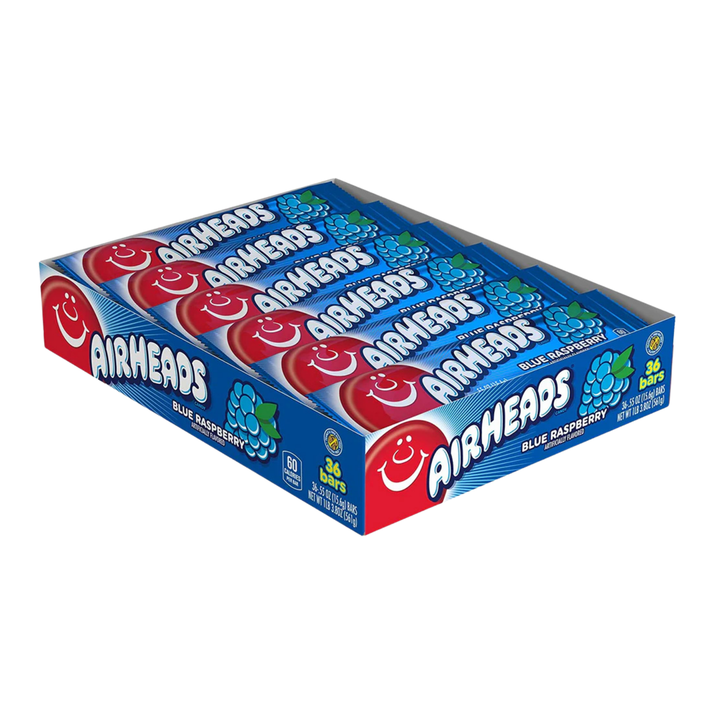 Airheads | Blue Raspberry 15,6g | Per stuk of doos (36 x 15,6g)