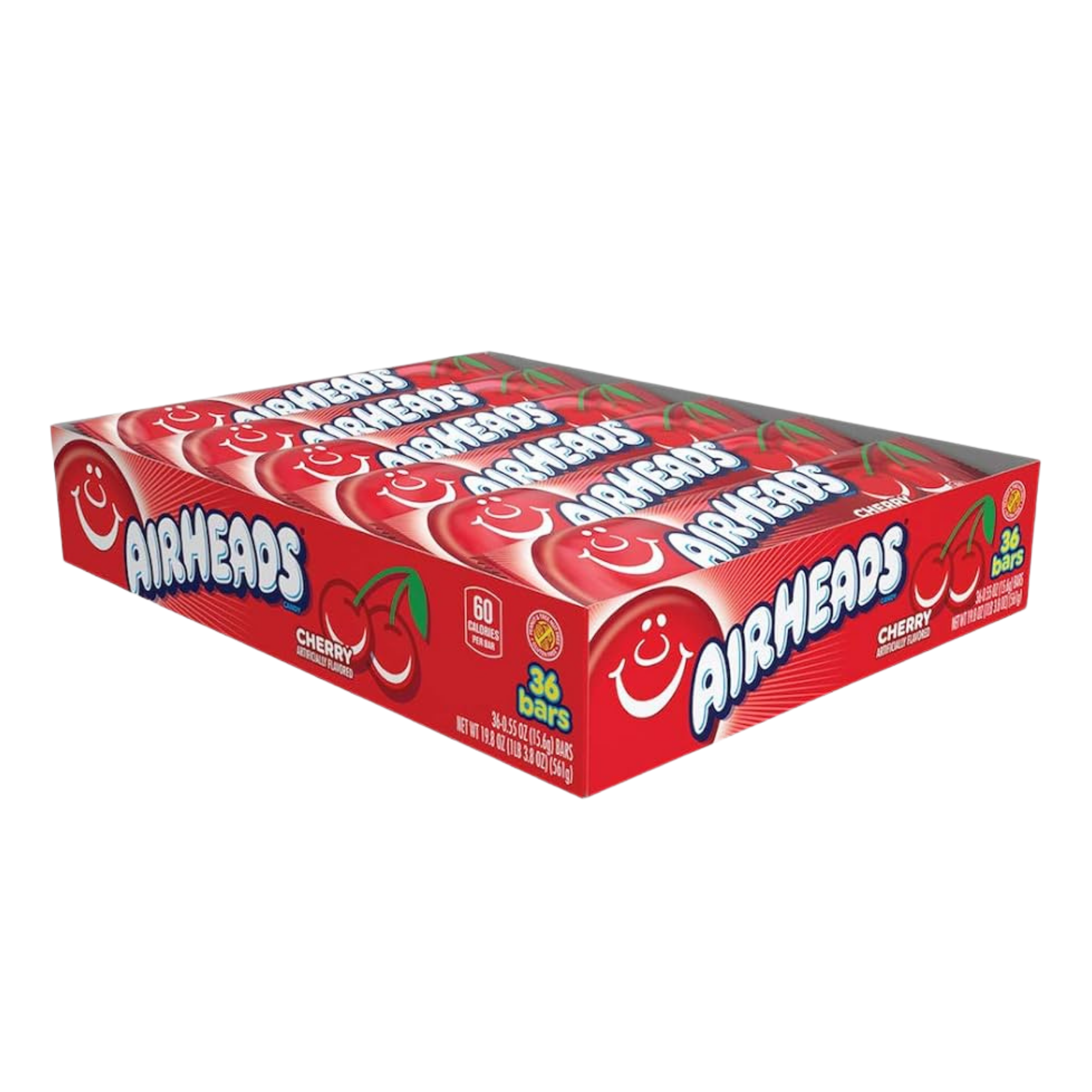 Airheads | Cherry 15g | Per stuk of doos (36 x 15g)