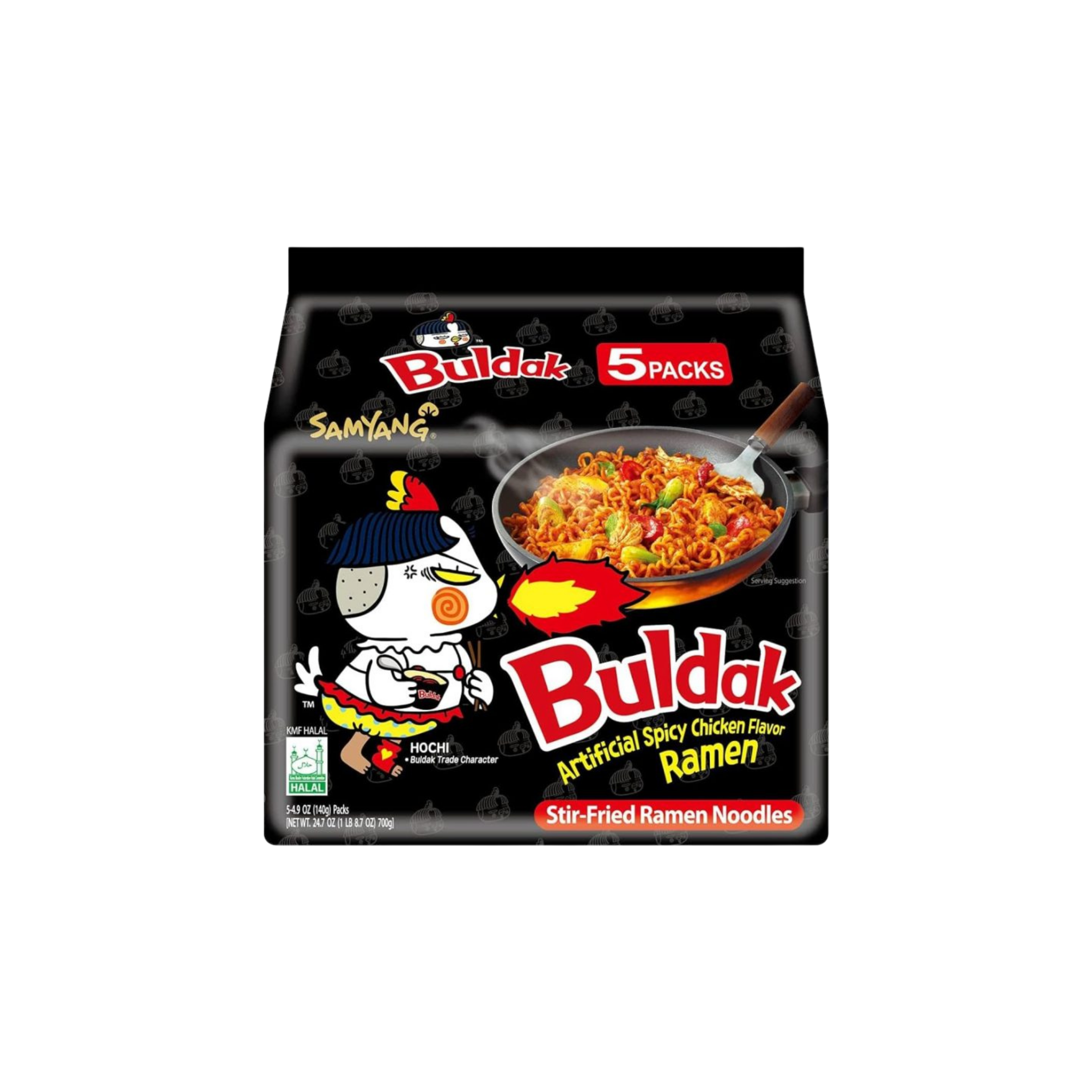 Buldak | Instant Noedels Pittige Kip 140g | Per stuk of Pak van 5