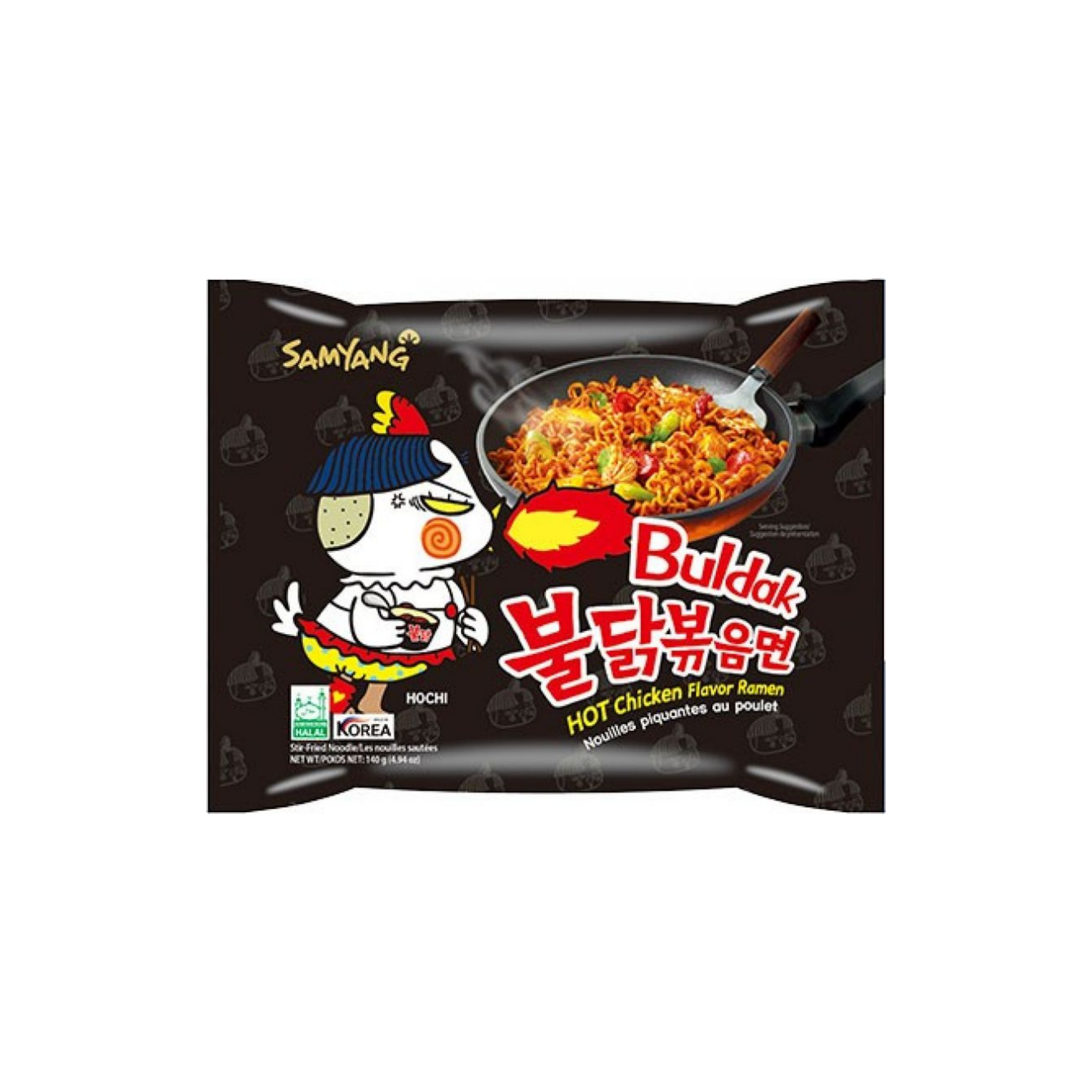 Buldak | Instant Noedels Pittige Kip 140g | Per stuk of Pak van 5