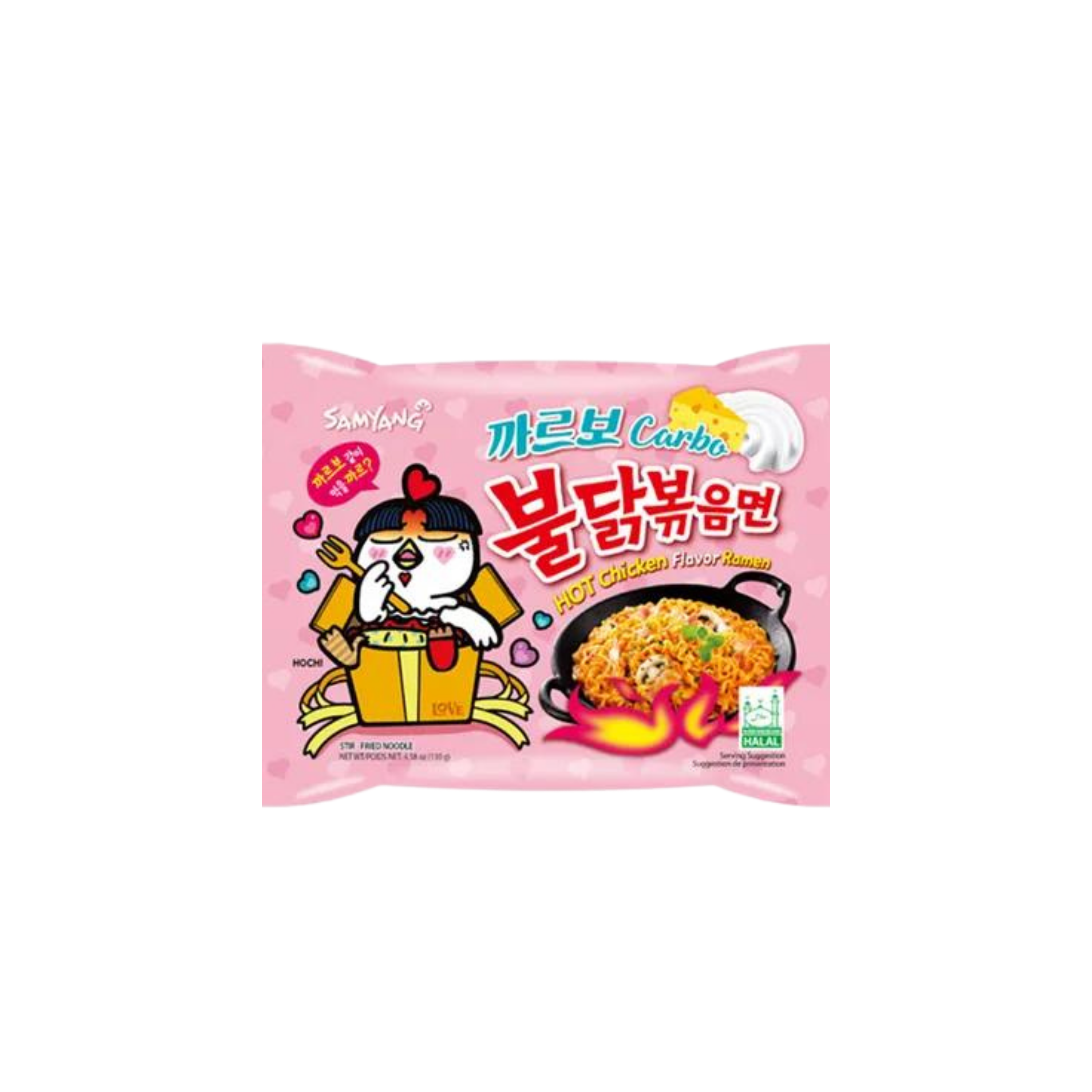 Buldak | Instant Noedels Carbonara 130g | Per stuk of Pak van 5