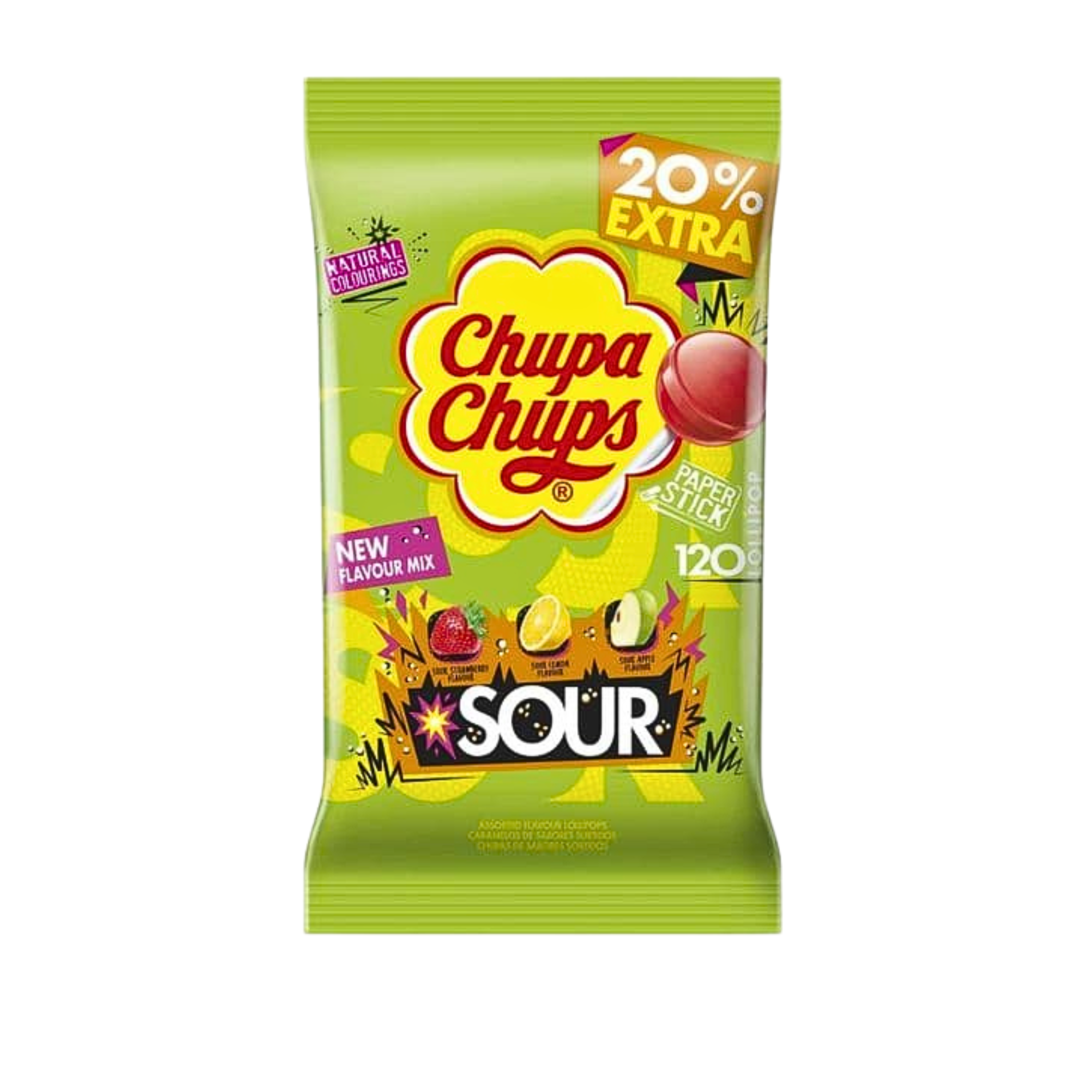 Chupa Chups| Sour | Bag 120 pieces