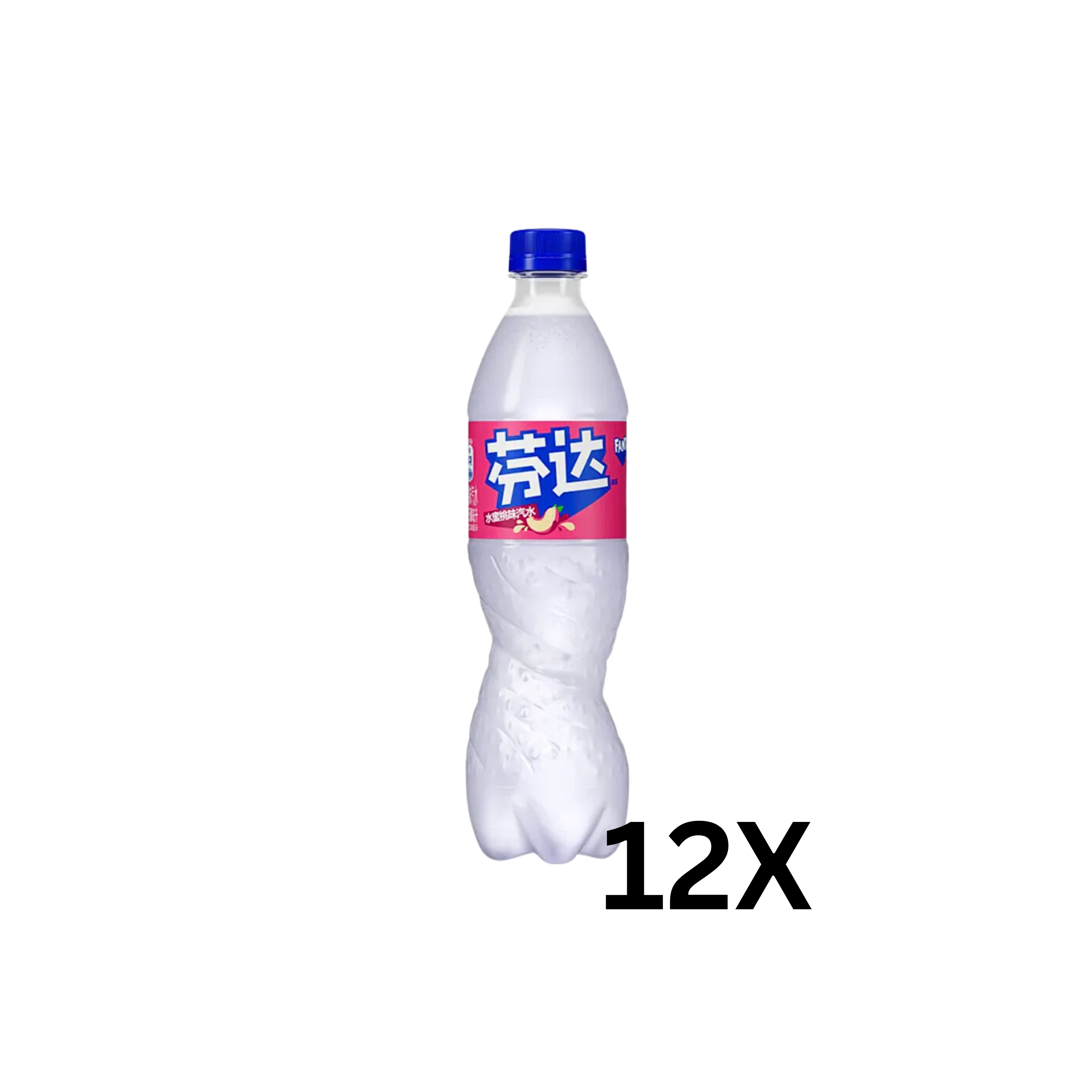 Fanta China | Perzik 500ml fles | Per stuk of doos van 12