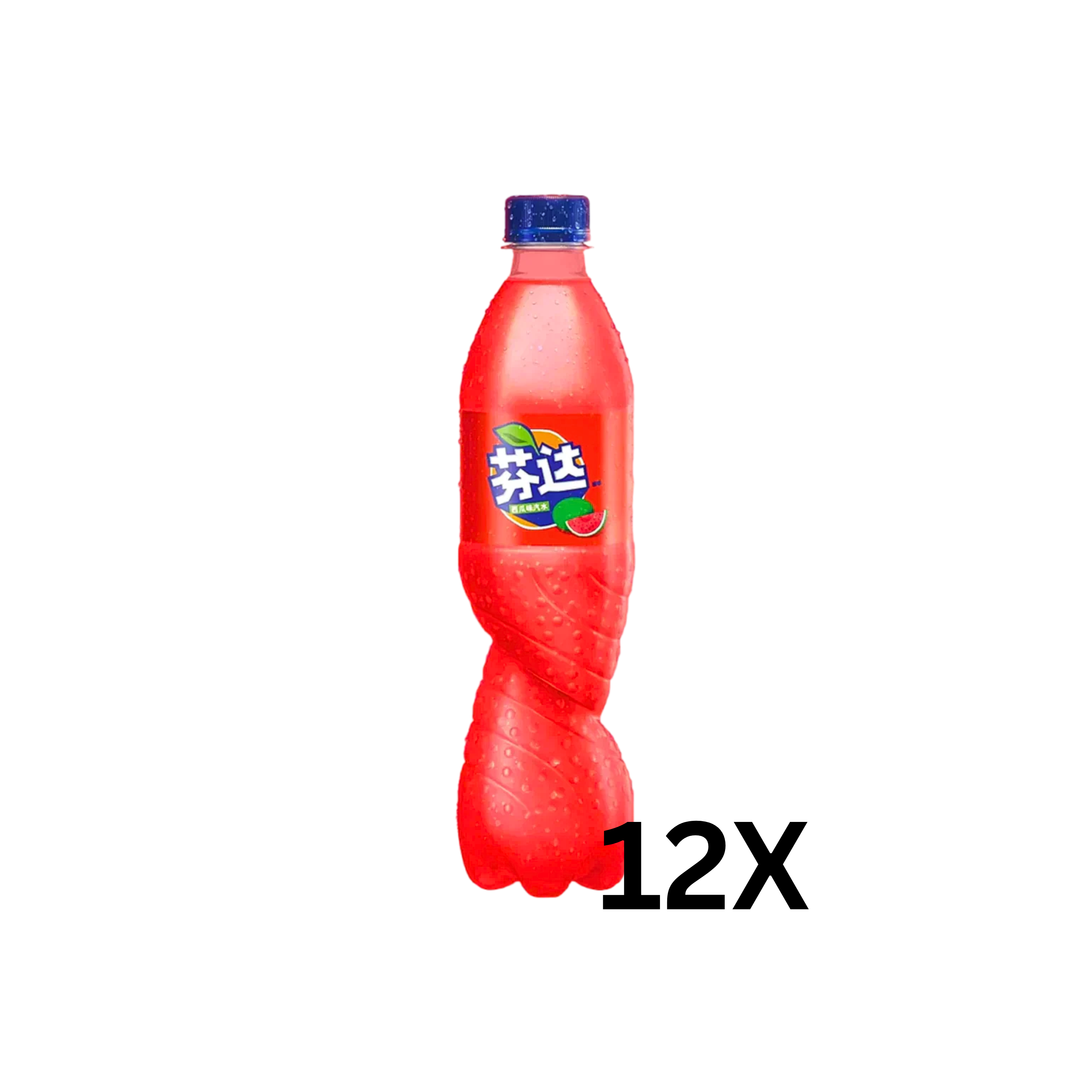 Fanta China | Watermeloen 500ml fles | Per stuk of doos van 12