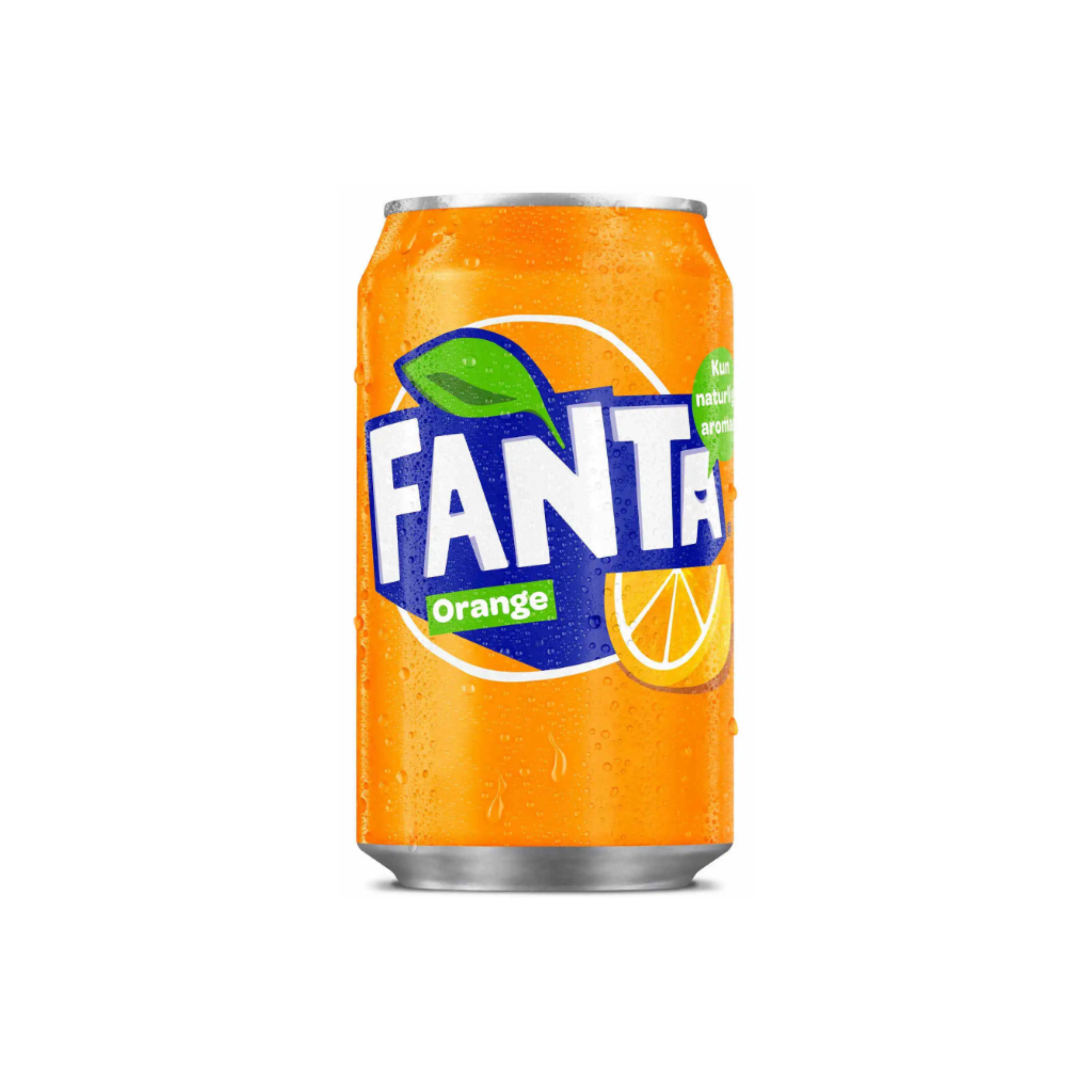 Fanta | Orange 330ml blikje | Per stuk of doos van 24