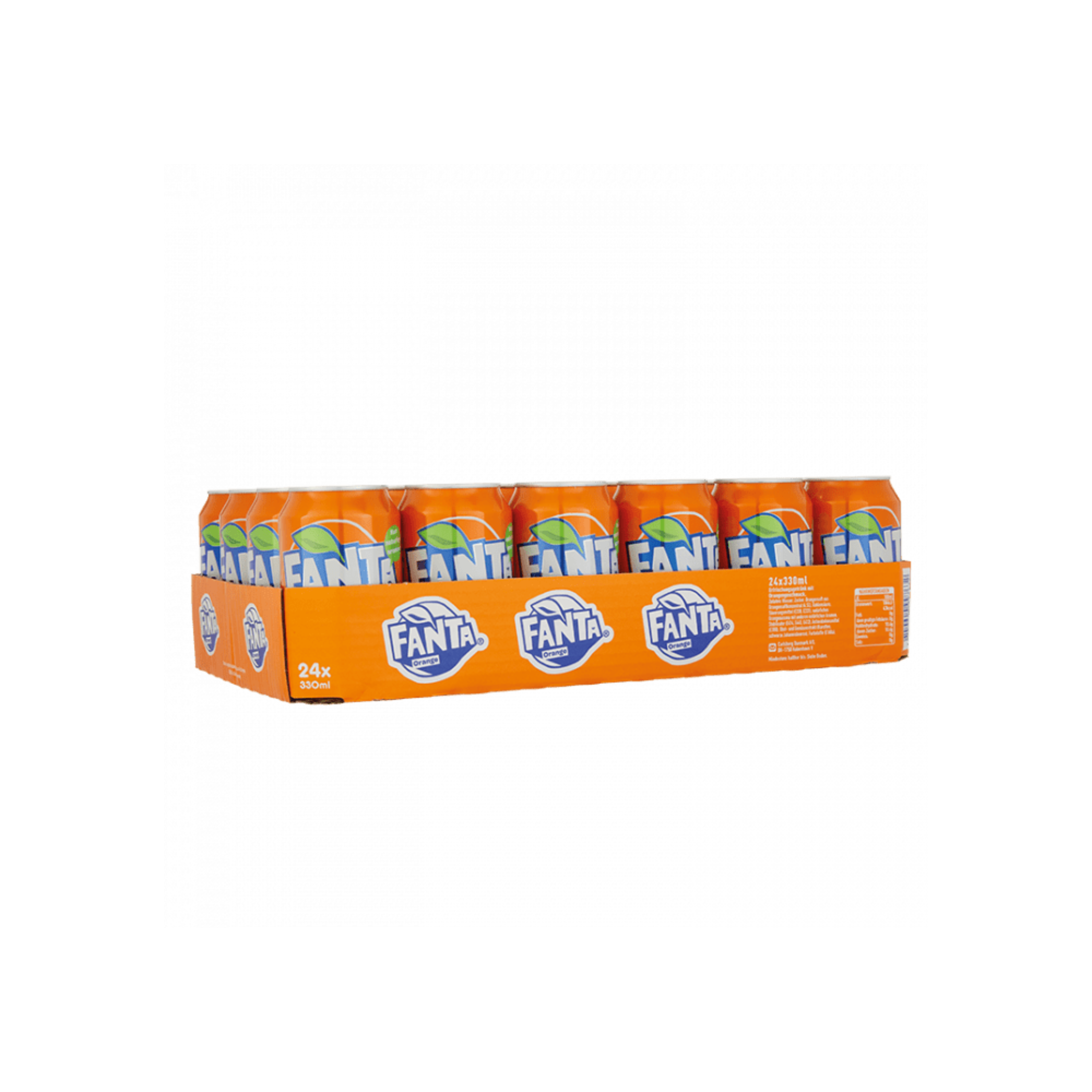 Fanta | Orange 330ml blikje | Per stuk of doos van 24