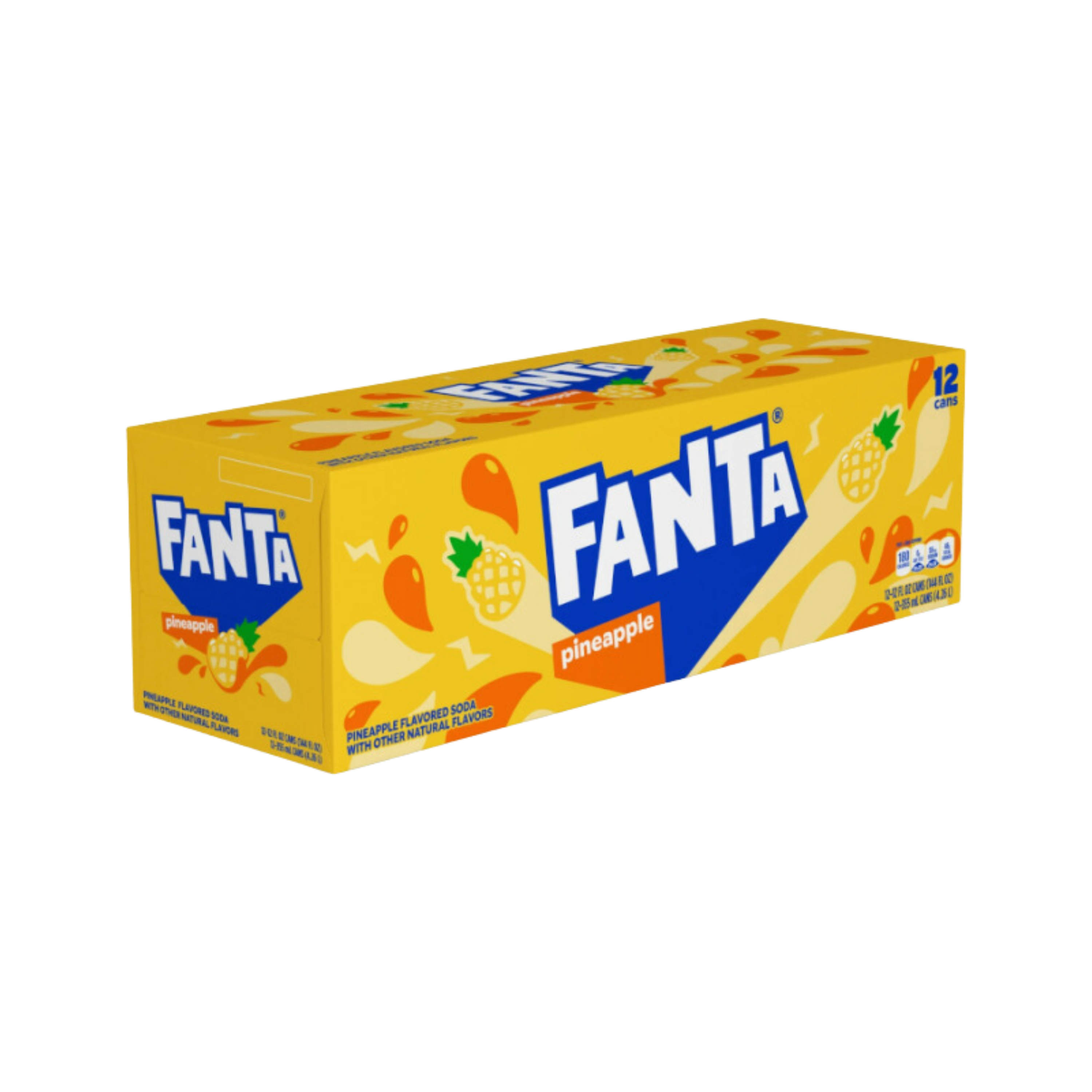 Fanta USA | Ananas 355ml blik | Per stuk of doos van 12