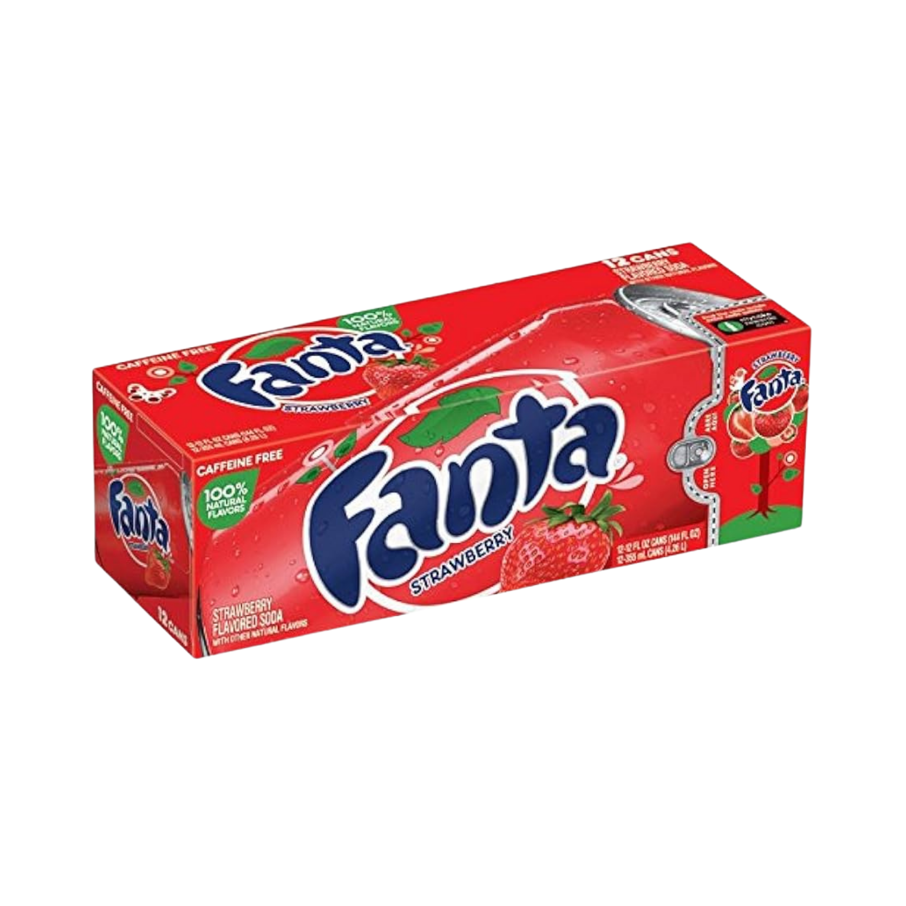 Fanta USA | Aardbei 355ml blik | Per stuk of doos van 12