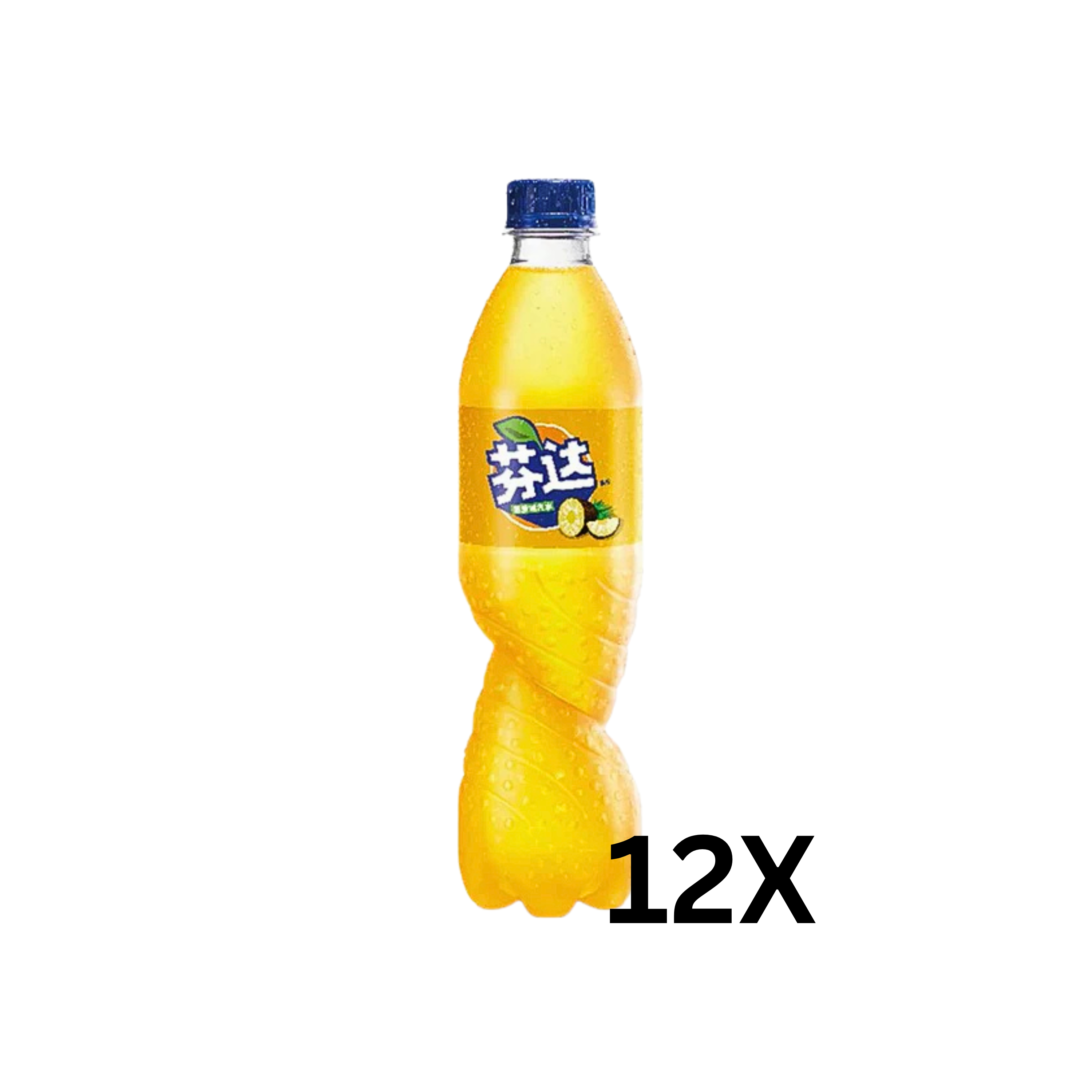 Fanta China | Ananas 500ml fles | Per stuk of doos van 12