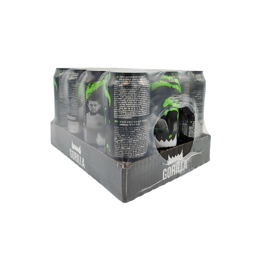 Gorilla Energy Drink | Original 500 ml Can | Single or Box of 12