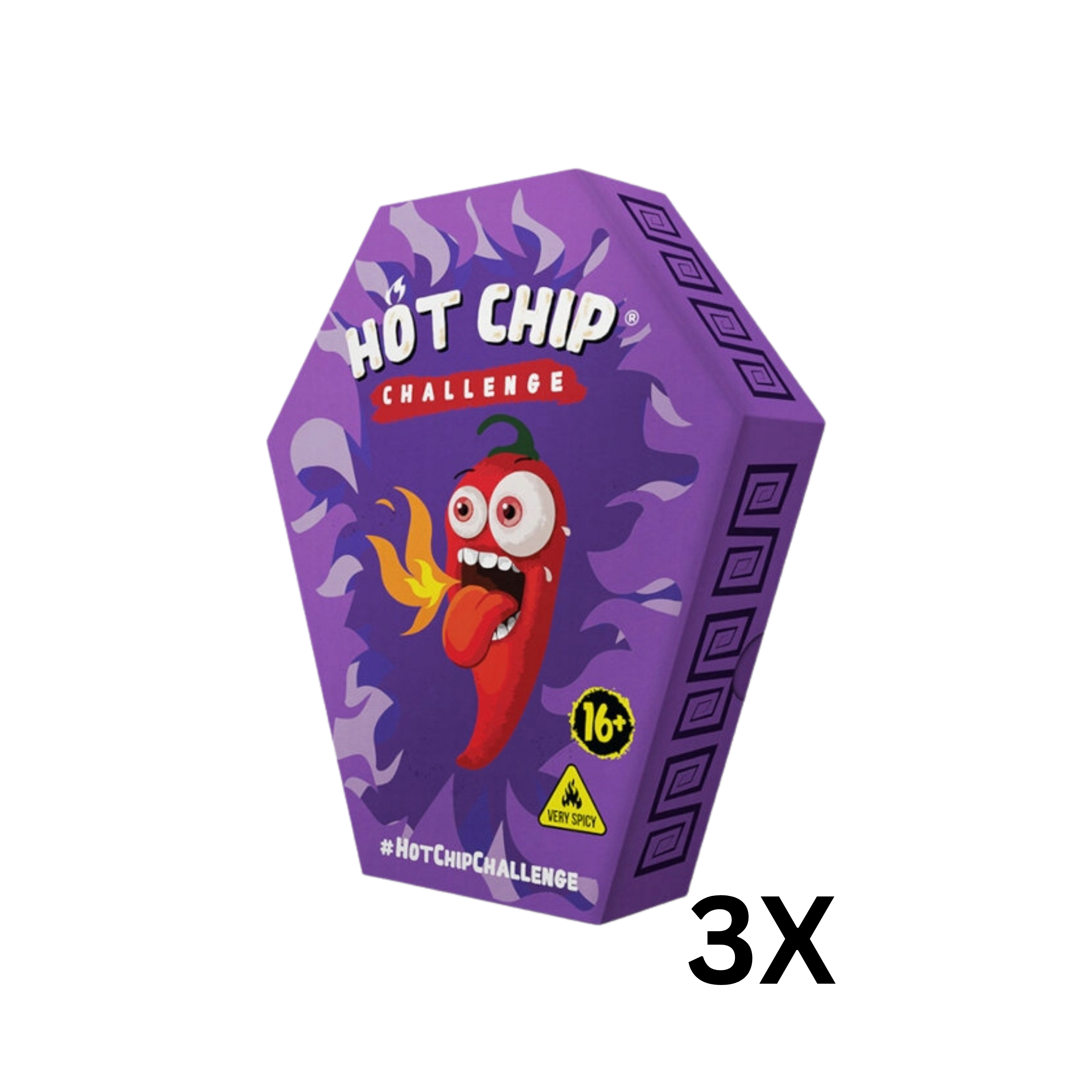 Hot Chip Challenge | Enkele 3g of Voordeel verpakking (3 x 3g)