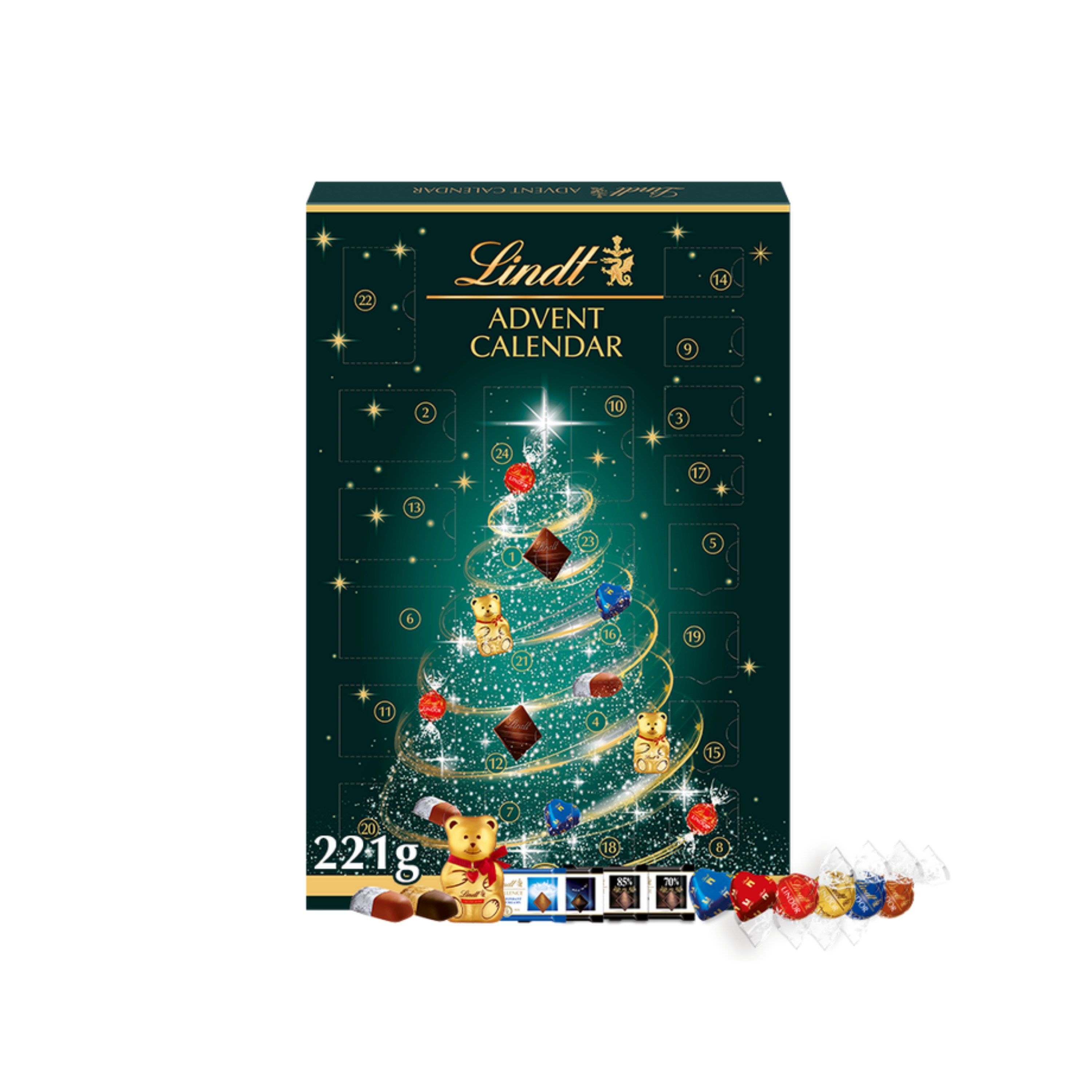 Lindt | Adventskalender Kerstboom 221g