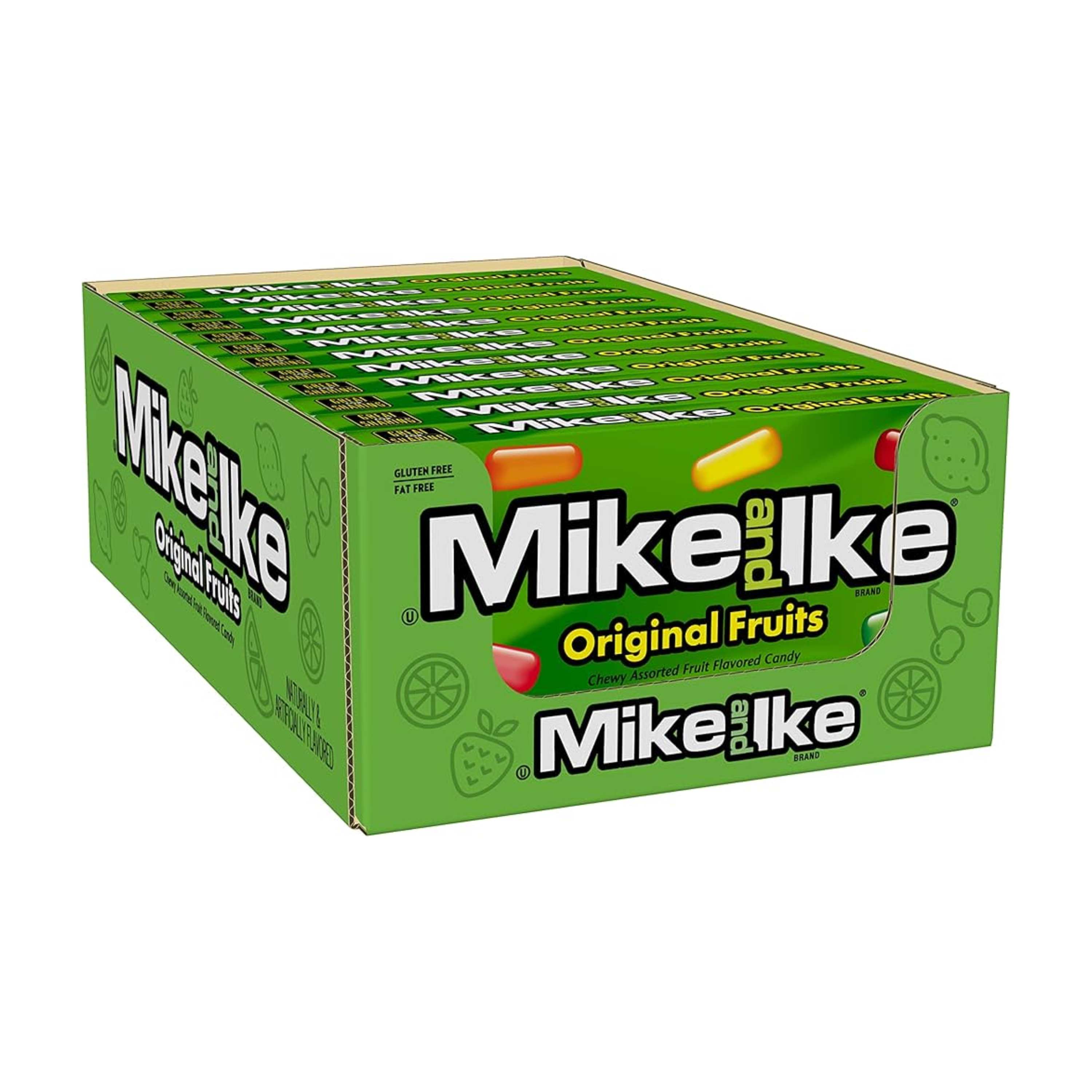 Mike en Ike | Original Fruits 141g | Per stuk of doos (12 x 141g)