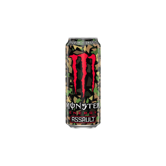 Monster Energy | Assault 500ml blik | Per stuk of doos van 12