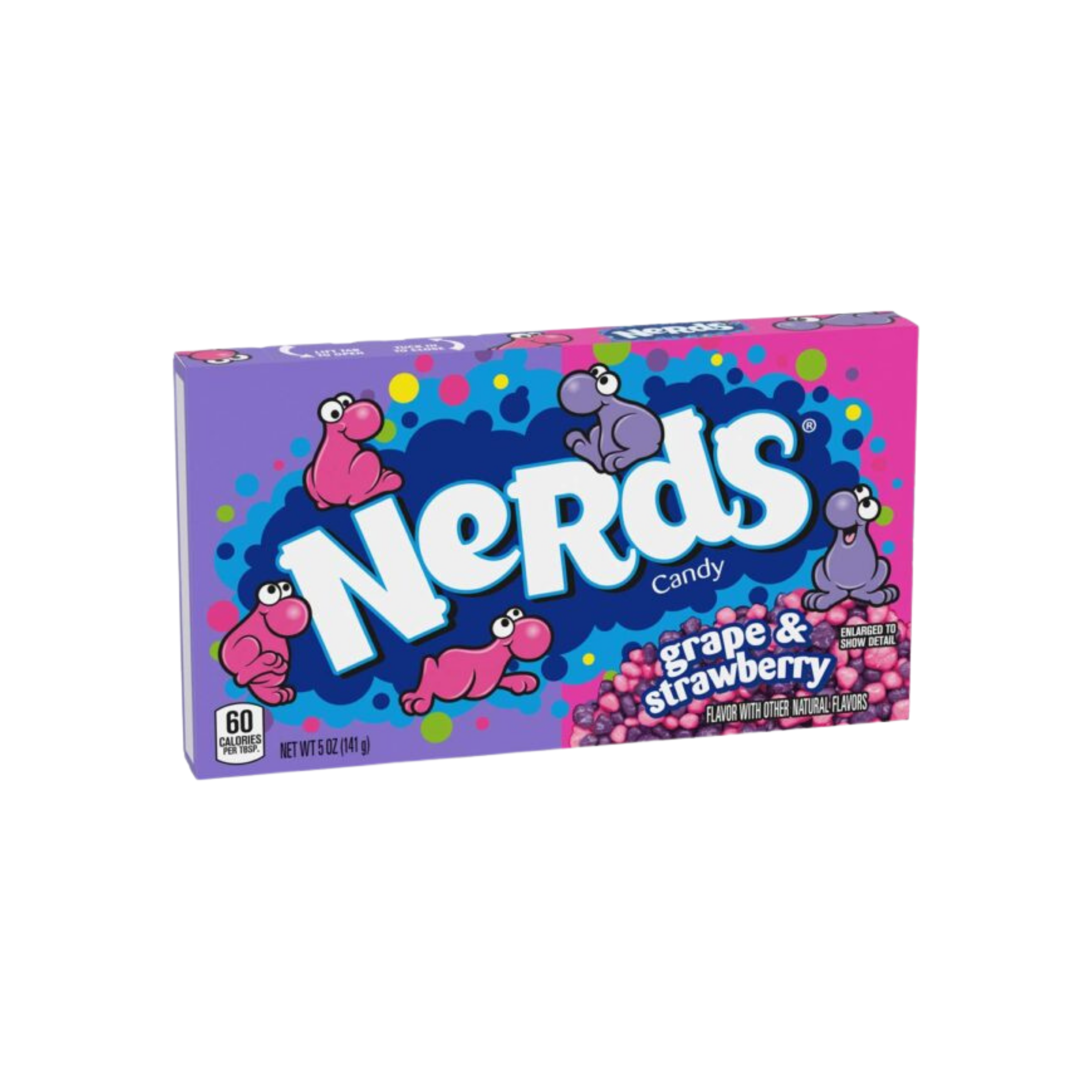 Nerds | Druiven & Aardbeien | Per stuk of in doos (12 x 141g)