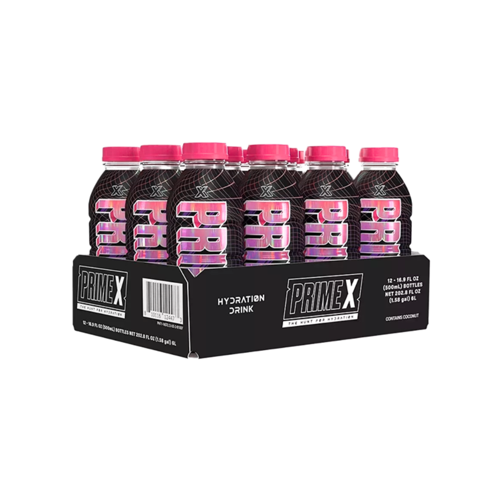Prime Hydration Drink | X Pink | Single or Box (12 x 500ml)