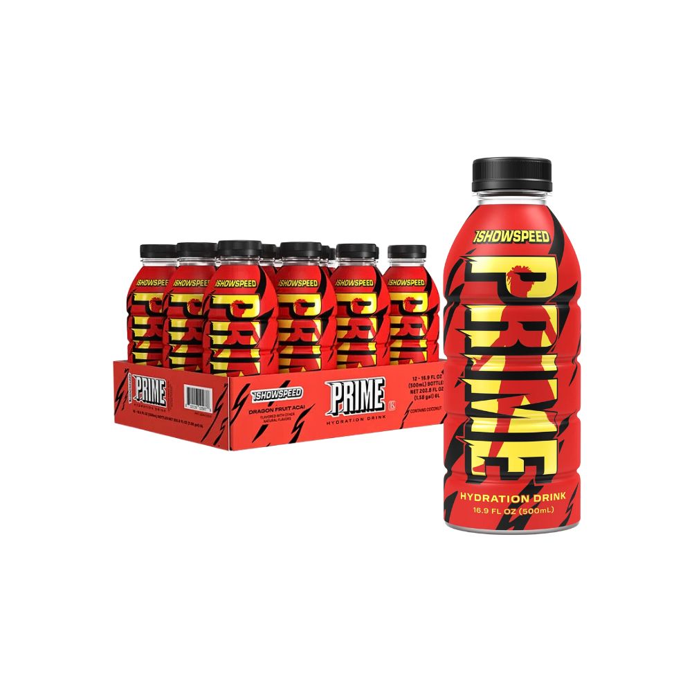 Prime Hydration Drink | iShowSpeed | Single or Box (12 x 500ml)