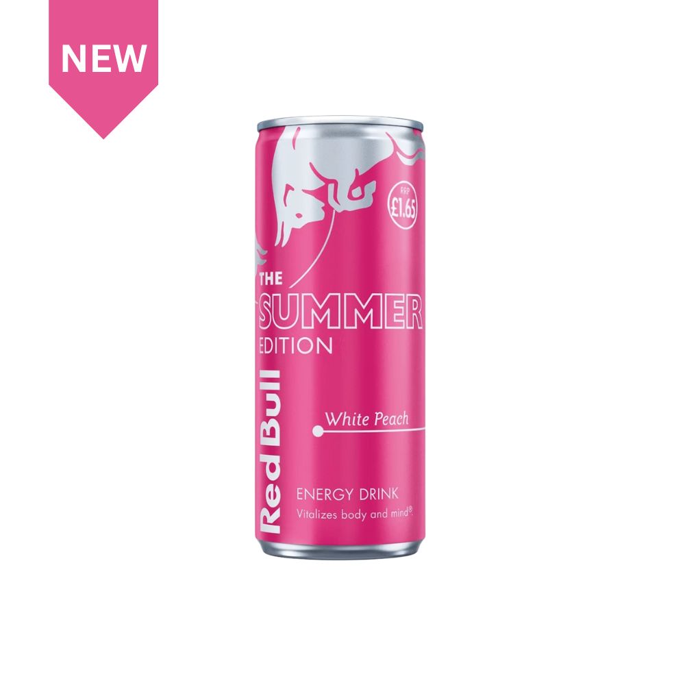 Red Bull | White Peach Edition 250ml Can | Single or Box of 12