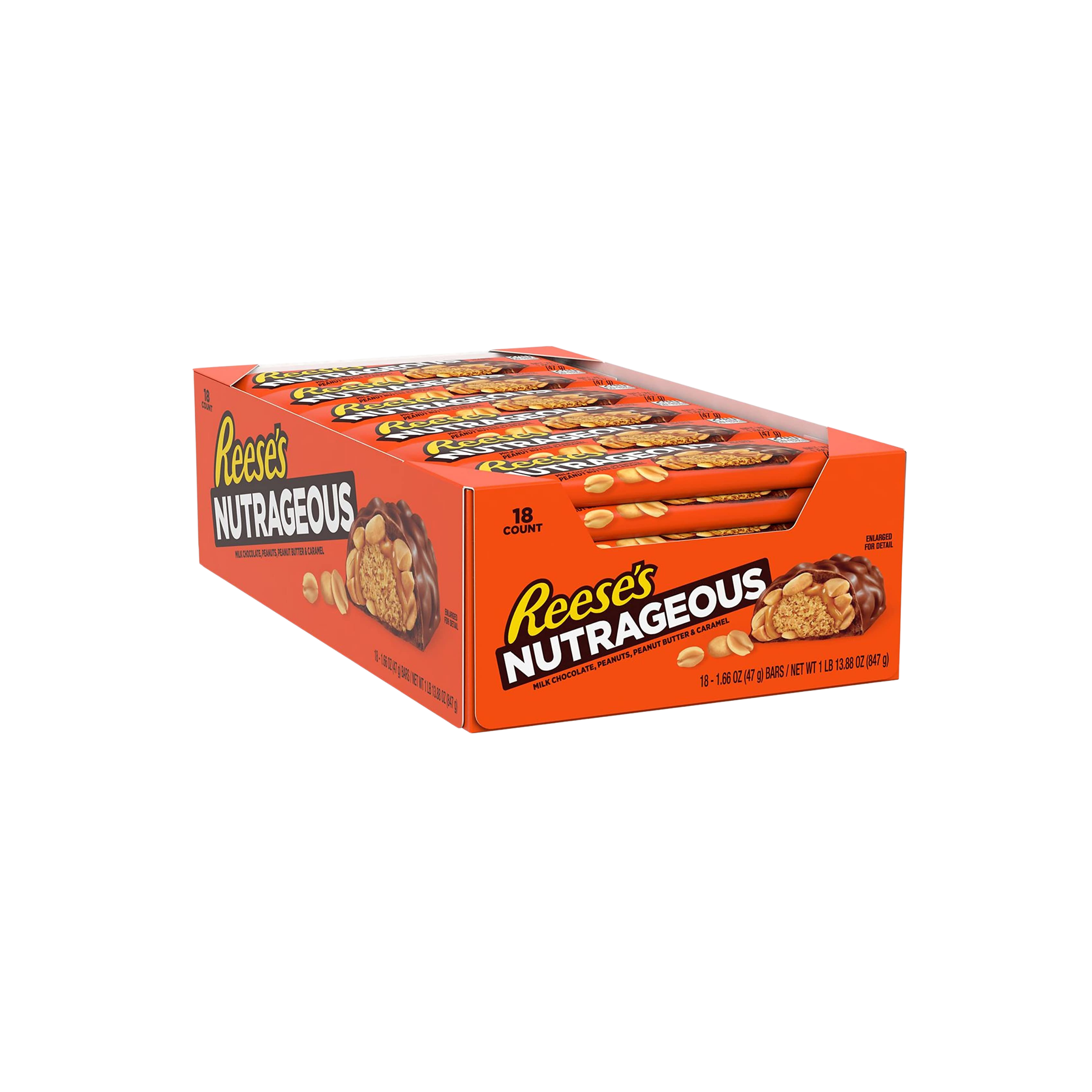 Reese's | Nutrageous 47g | Per stuk of doos van 18
