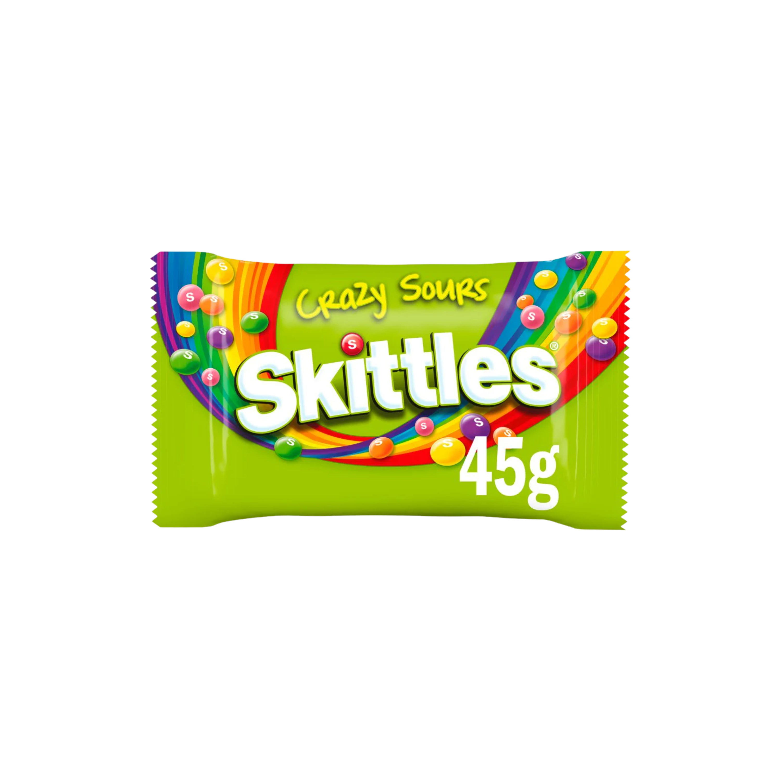 Skittles | Crazy Sours 45g | Per stuk of doos van 36