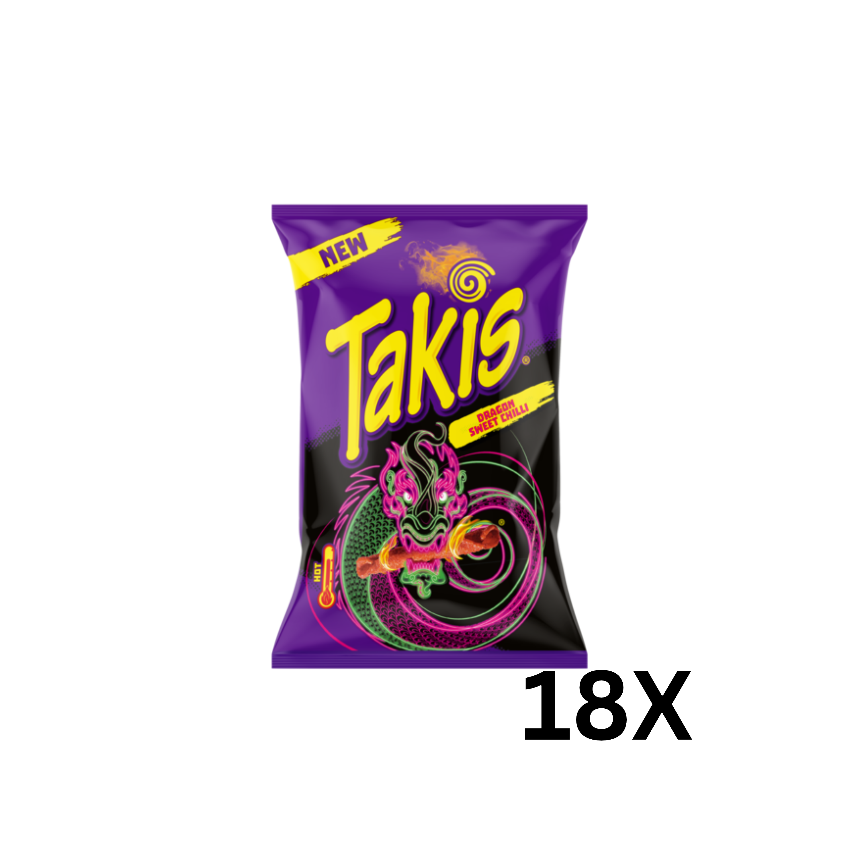 Takis | Dragon Sweet Chili 90g | Per stuk of doos van 18