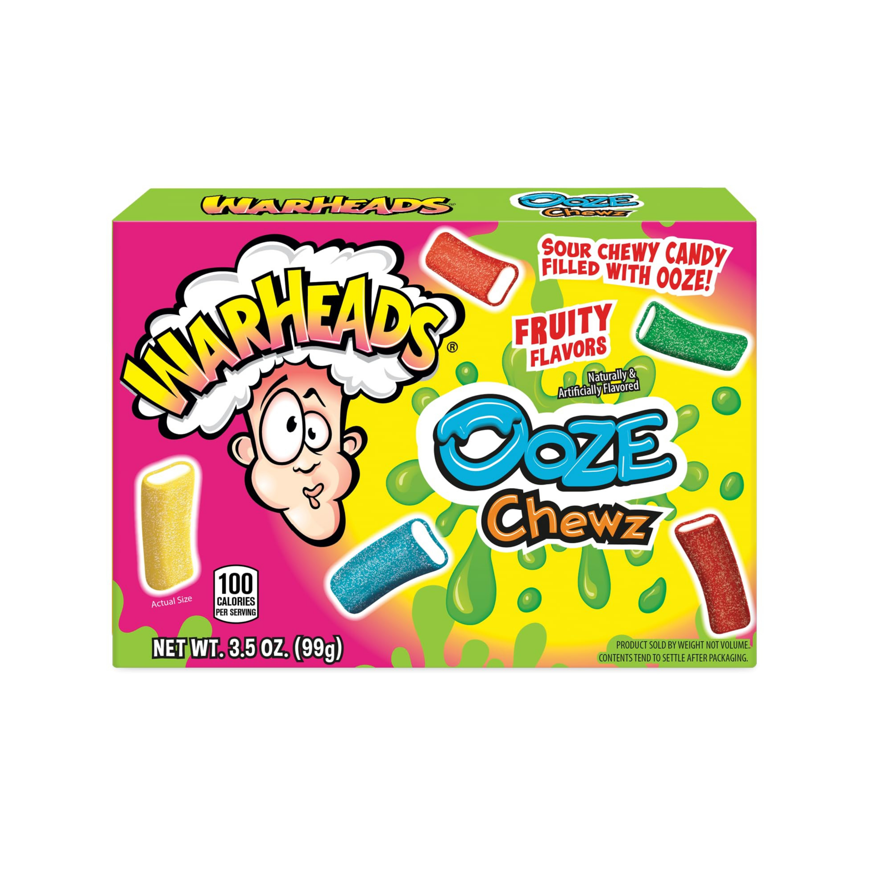 Warheads | Ooze Chewz 99g | Los of in doos (12 x 99g)